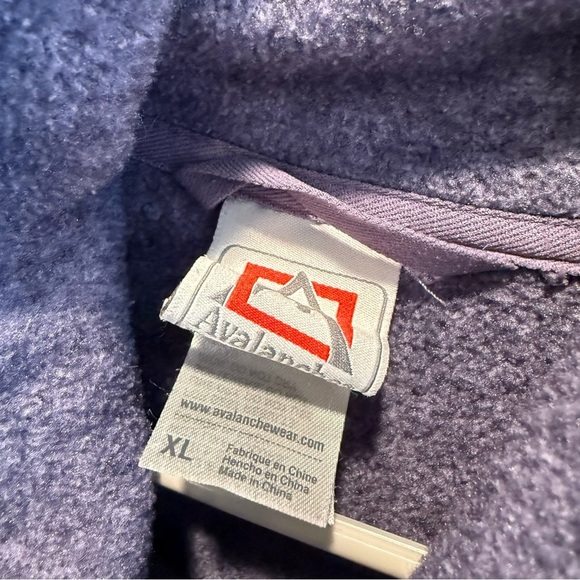 Avalanche Women's XL Purple Full-Zip Fleece Jacket - Picture 5 of 8